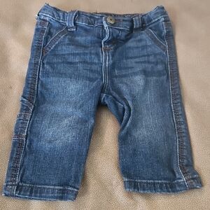 Wrangler Blue Denim Jeans Classic Style 0-3 Month Baby